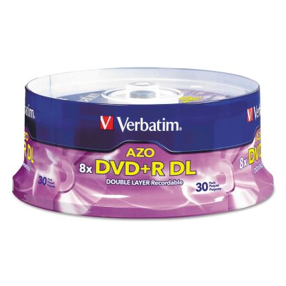 DVD+R Dual Layer Recordable Disc, 8.5 GB, 8x, Spindle, Silver, 30/Pack1