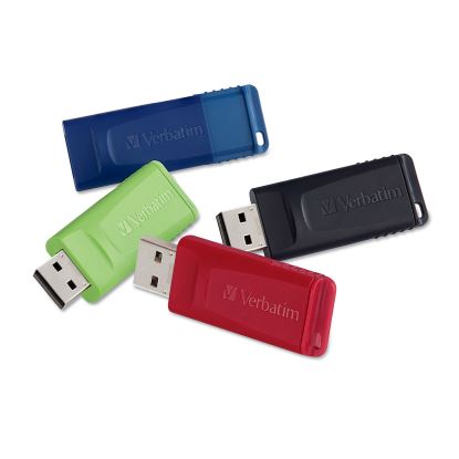 Store 'n' Go USB Flash Drive, 16 GB, Assorted Colors, 4/Pack1
