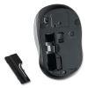 Silent Wireless Blue LED Mouse, 2.4 GHz Frequency/32.8 ft Wireless Range, Left/Right Hand Use, Graphite2