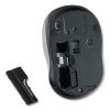 Silent Wireless Blue LED Mouse, 2.4 GHz Frequency/32.8 ft Wireless Range, Left/Right Hand Use, Blue2