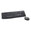 Silent Wireless Mouse and Keyboard, 2.4 GHz Frequency/32.8 ft Wireless Range, Black1