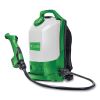 Professional Cordless Electrostatic Backpack Sprayer, 2.25 gal, 0.65" x 48" Hose, Green/Translucent White/Black1