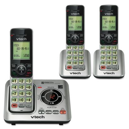 CS6629-3 Cordless Digital Answering System, Base and 2 Additional Handsets1