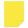 Color Cardstock, 65 lb Cover Weight, 8.5 x 11, Lift-Off Lemon, 250/Pack2