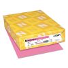 Color Cardstock, 65 lb Cover Weight, 8.5 x 11, Pulsar Pink, 250/Pack1