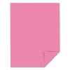 Color Cardstock, 65 lb Cover Weight, 8.5 x 11, Pulsar Pink, 250/Pack2