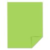 Color Cardstock, 65 lb Cover Weight, 8.5 x 11, Martian Green, 250/Pack2
