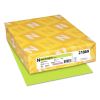 Color Cardstock, 65 lb Cover Weight, 8.5 x 11, Vulcan Green, 250/Pack1