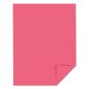 Color Cardstock, 65 lb Cover Weight, 8.5 x 11, Plasma Pink, 250/Pack2