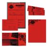 Color Paper, 24 lb Bond Weight, 8.5 x 11, Re-Entry Red, 500 Sheets/Ream2