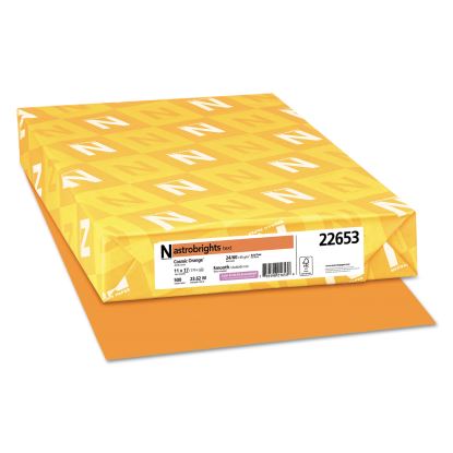 Color Paper, 24 lb, 11 x 17, Cosmic Orange, 500/Ream1