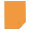 Color Cardstock, 65 lb Cover Weight, 8.5 x 11, Cosmic Orange, 250/Pack2
