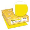 Exact Brights Paper, 20lb, 8.5 x 11, Bright Yellow, 500/Ream2