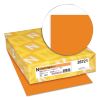 Exact Brights Paper, 20 lb Bond Weight, 8.5 x 11, Bright Orange, 500/Ream2