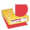 Exact Brights Paper, 20lb, 8.5 x 11, Bright Red, 500/Ream2