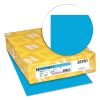 Exact Brights Paper, 20 lb Bond Weight, 8.5 x 11, Bright Blue, 500/Ream2