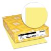 Exact Index Card Stock, 110 lb Index Weight, 8.5 x 11, Canary, 250/Pack2