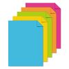 Color Paper -"Bright" Assortment, 24 lb Bond Weight, 8.5 x 11, Assorted Bright Colors, 500/Ream2
