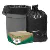 Linear Low Density Large Trash and Yard Bags, 33 gal, 0.9 mil, 32.5" x 40", Black, 80/Carton2