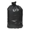 Linear Low Density Recycled Can Liners, 33 gal, 1.25 mil, 33" x 39", Black, 100/Carton2