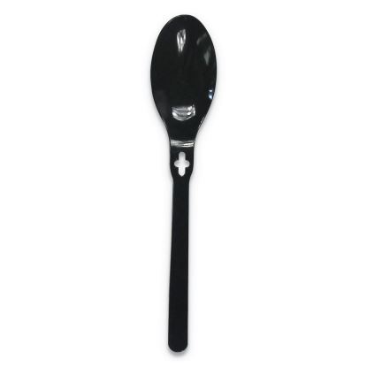Spoon WeGo Polystyrene, Spoon, Black, 1000/Carton1