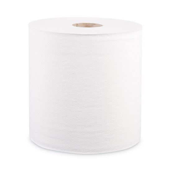 Hardwound Roll Towels, 8" x 800 ft, White, 6 Rolls/Carton1