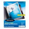 Heavyweight Top-Loading Sheet Protectors, Nonglare Finish, Letter, 50/Box1