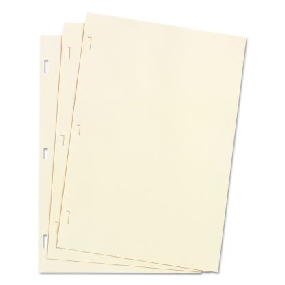 Looseleaf Minute Book Ledger Sheets, 14 x 8.5, Ivory, Loose Sheet 100/Box1