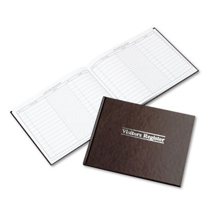 Visitor Register Book, 5 Column Format, Red Cover, 10.5 x 8.5 Sheets, 112 Sheets/Book1