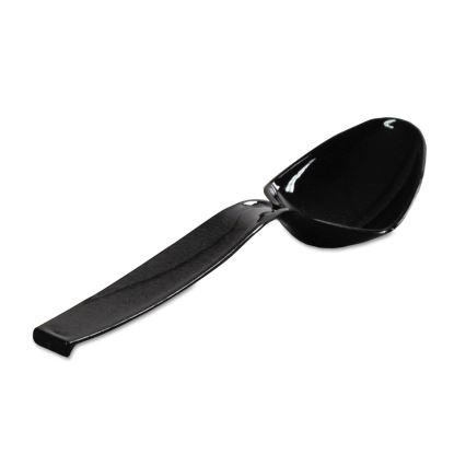 Plastic Spoons, 9 Inches, Black, 144/Case1