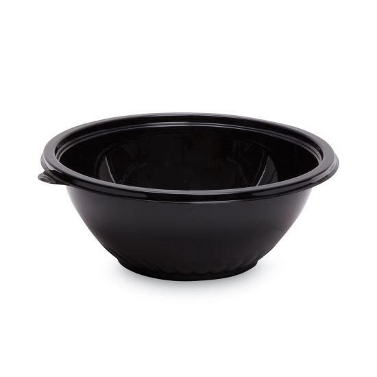 Caterline Pack n' Serve Plastic Bowl, 80 oz, 10" Diameter x 4"h, Black, 25/Carton1