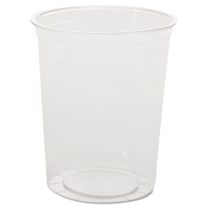Deli Containers, 32 oz, Clear, 25/Pack, 20 Packs/Carton1