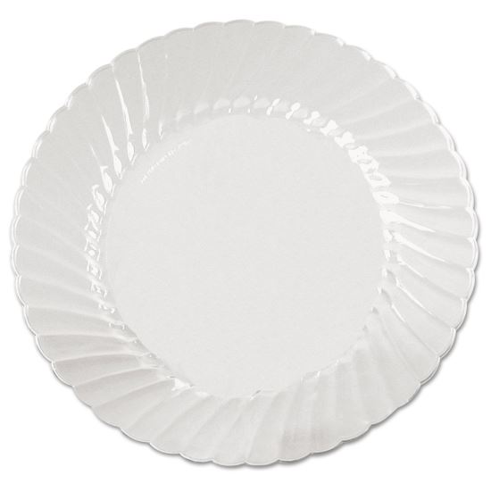 Classicware Plates, Plastic, 6" dia, Clear, 18/Bag, 10 Bags/Carton1