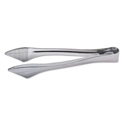 Reflections Heavyweight Plastic Utensils, Serving Tongs, Silver1