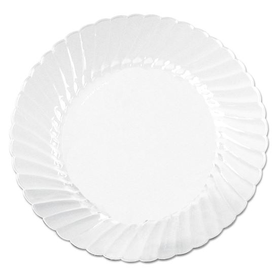 Classicware Plates, Plastic, 10.25" dia, Clear, 12/Bag, 12 Bags/Carton1