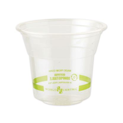 PLA Clear Cold Cups, 10 oz, Clear, 1,000/Carton1