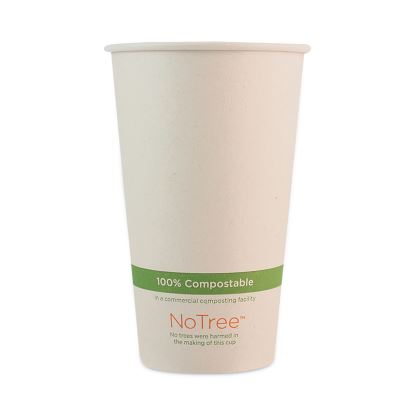 NoTree Paper Hot Cups, 16 oz, Natural, 1,000/Carton1