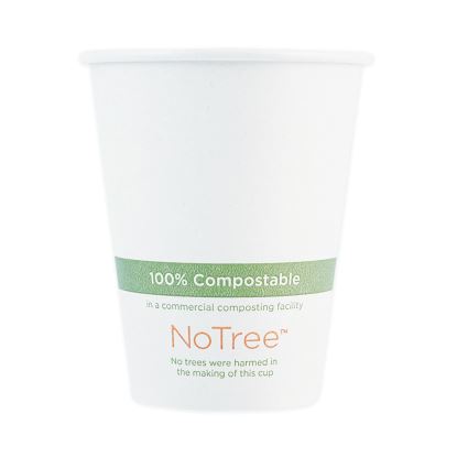 NoTree Paper Hot Cups, 8 oz, Natural, 1,000/Carton1