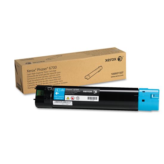 106R01507 High-Yield Toner, 12,000 Page-Yield, Cyan1