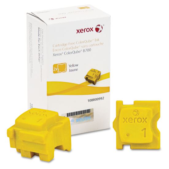 108R00992 Solid Ink Stick, 4,200 Page-Yield, Yellow, 2/Box1