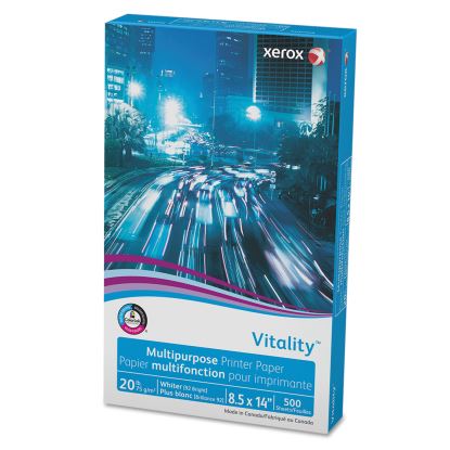 Vitality Multipurpose Print Paper, 92 Bright, 20 lb, 8.5 x 14, White, 500/Ream1