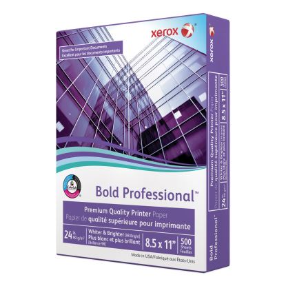Bold Professional Quality Paper, 98 Bright, 24 lb Bond Weight, 8.5 x 11, White, 500/Ream1