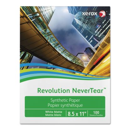 Revolution NeverTear, 5 mil, 8.5 x 11, Smooth White, 100 Sheets/Ream, 5 Reams/Carton1