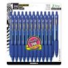 Z-Grip Ballpoint Pen, Retractable, Medium 1 mm, Blue Ink, Clear Barrel, 24/Pack1