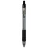 Z-Grip Ballpoint Pen, Retractable, Medium 1 mm, Black Ink, Clear Barrel, Dozen1