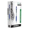 Z-Grip MAX Ballpoint Pen, Retractable, Medium 1 mm, Blue Ink, Silver Barrel, Dozen1