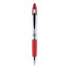 Z-Grip MAX Ballpoint Pen, Retractable, Medium 1 mm, Red Ink, Silver Barrel, Dozen2