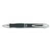 GR8 Gel Pen, Retractable, Medium 0.7 mm, Black Ink, Black/Silver Barrel, Dozen2