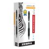 Sarasa Dry Gel X20 Gel Pen, Retractable, Medium 0.7 mm, Black Ink, Smoke Barrel, Dozen1