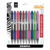 Sarasa Dry Gel X20 Gel Pen, Retractable, Medium 0.7 mm, Assorted Ink and Barrel Colors, 10/Pack1